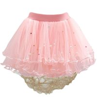 Cute Solid Color Polyester Girls Dresses main image 3