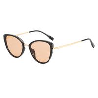 Elegant Retro Luxurious Solid Color Ac Cat Eye Full Frame Women's Sunglasses main image 4