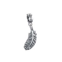 1 Piece Ig Style Elegant Vintage Style Feather Sterling Silver Plating Pendant Jewelry Accessories main image 4