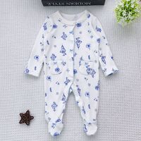 Cute Letter Butterfly Cotton Jumpsuits main image 5