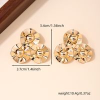 1 Pair Sweet Commute Flower Alloy Ear Studs main image 2