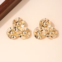 1 Pair Sweet Commute Flower Alloy Ear Studs sku image 1