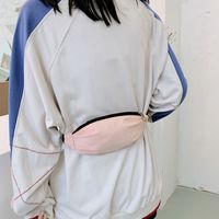 Unisex Basic Einfarbig Segeltuch Taille Taschen sku image 9