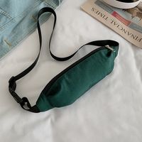 Unisex Basic Einfarbig Segeltuch Taille Taschen sku image 3