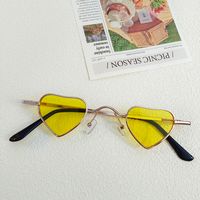 Cute Heart Shape Pc Resin Special-shaped Mirror Full Frame Kids Sunglasses sku image 7