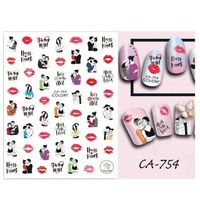 La Saint-valentin Mignon Forme De Cœur Rose Fleur Pvc Ongles Correctifs 1 Pièce sku image 18