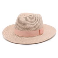 Unisex Einfacher Stil Einfarbig Flache Traufen Fedora-hut main image 2