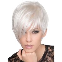 Women's Simple Style Casual High Temperature Wire Long Bangs Short Straight Hair Wigs main image 5
