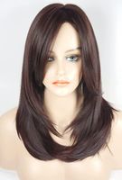 Women's Simple Style Holiday High Temperature Wire Long Bangs Long Straight Hair Wigs sku image 1