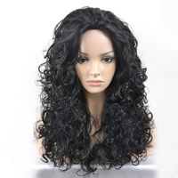 Women's Elegant Sexy Casual Party Stage High Temperature Wire Long Curly Hair Wig Net main image 4