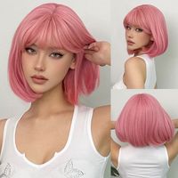 Women's Simple Style Casual Carnival Stage High Temperature Wire Bangs Long Curly Hair Wig Net sku image 3