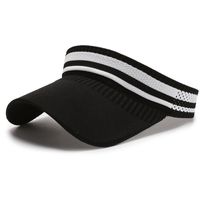 Unisex Simple Style Stripe Embroidery Curved Eaves Sun Hat main image 5