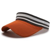 Unisex Simple Style Stripe Embroidery Curved Eaves Sun Hat sku image 4