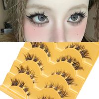 Vacation Classic Style Solid Color Artificial Fiber False Eyelashes 1 Set main image 2