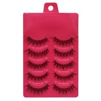 Casual Vacation Solid Color Artificial Fiber False Eyelashes 1 Set main image 5