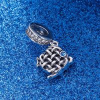1 Piece Ig Style Rhombus Sterling Silver Plating Inlay Pendant Jewelry Accessories main image 1