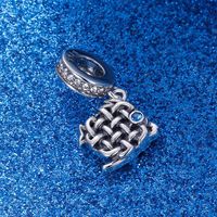 1 Piece Ig Style Rhombus Sterling Silver Plating Inlay Pendant Jewelry Accessories main image 6