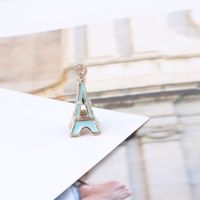 10 Pcs/package Simple Style Tower Metal Enamel Jewelry Accessories sku image 4