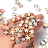 1 Set Simple Style Star Ccb Plating Jewelry Accessories main image 4