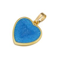 1 Piece Elegant Heart Shape Copper Enamel Plating Jewelry Accessories sku image 6