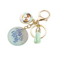 Cute Letter Resin Mother's Day Unisex Keychain main image 2
