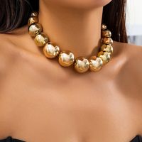 Glam Übertrieben Geometrisch Ccb Künstliche Perle Perlen Überzug Valentinstag Frau Halskette main image 4