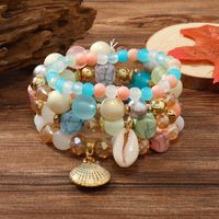 Casual Retro Butterfly Arylic Alloy Rope Gem Pearl Beads Unisex Drawstring Bracelets main image 8
