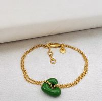 Sweet Simple Style Heart Shape Copper Brass Drip Glazed Plating Bracelets Earrings Necklace sku image 3