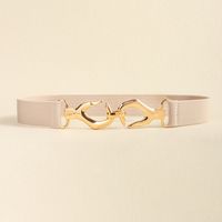 Ig Style Hand Alloy Elastic Band Women's Woven Belts main image 3