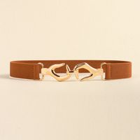 Ig Style Hand Alloy Elastic Band Women's Woven Belts main image 4