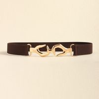 Ig Style Hand Alloy Elastic Band Women's Woven Belts main image 5