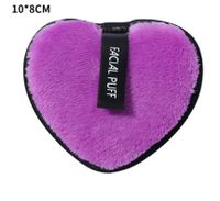 Cute Solid Color Flannel Fabric Makeup Puff 1 Piece sku image 6