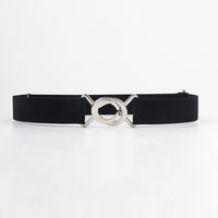 Ig Style Simple Style Geometric Alloy Elastic Band Women's Woven Belts main image 3