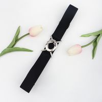 Ig Style Simple Style Geometric Alloy Elastic Band Women's Woven Belts main image 5