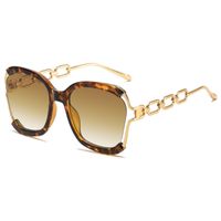 Elegant Solid Color Pc Square Half Frame Women's Sunglasses sku image 3
