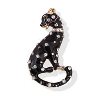 Ig Style Elegant Leopard Alloy Plating Inlay Rhinestones Unisex Brooches sku image 1