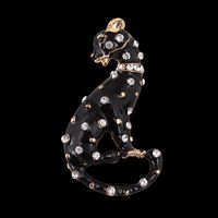 Estilo Ig Elegante Leopardo Aleación Enchapado Embutido Diamantes De Imitación Unisexo Broches main image 3