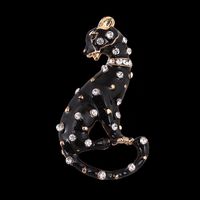 Ig Style Elegant Leopard Alloy Plating Inlay Rhinestones Unisex Brooches main image 3