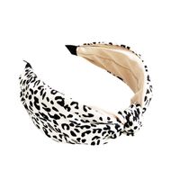 Women's Ig Style Retro Leopard Cloth Hair Band main image 4