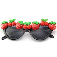 Cartoon Style Cute Cherry Strawberry Plastic Party Decorative Props sku image 1