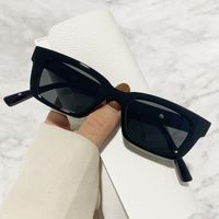 Streetwear Solid Color Pc Square Full Frame Women's Sunglasses main image 4