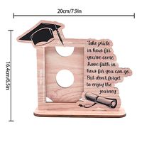 Preppy Style Letter Wood Ornaments sku image 1