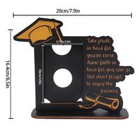 Preppy Style Letter Wood Ornaments sku image 3