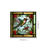 Pastoral Flower Bird Pvc Wall Sticker Wall Art sku image 24