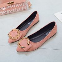 Women's Vintage Style Solid Color Point Toe Casual Shoes main image 1