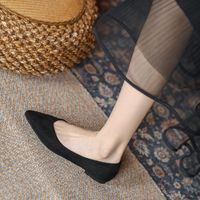 Women's Basic Solid Color Point Toe Flats main image 2