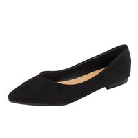 Women's Basic Solid Color Point Toe Flats main image 4