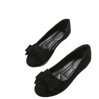 Women's Vintage Style Solid Color Round Toe Flats main image 3