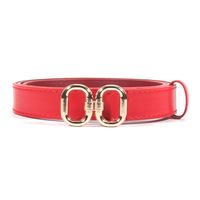 Classic Style Solid Color Pu Leather Women's Leather Belts main image 5