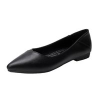 Women's Commute Solid Color Point Toe Flats sku image 6